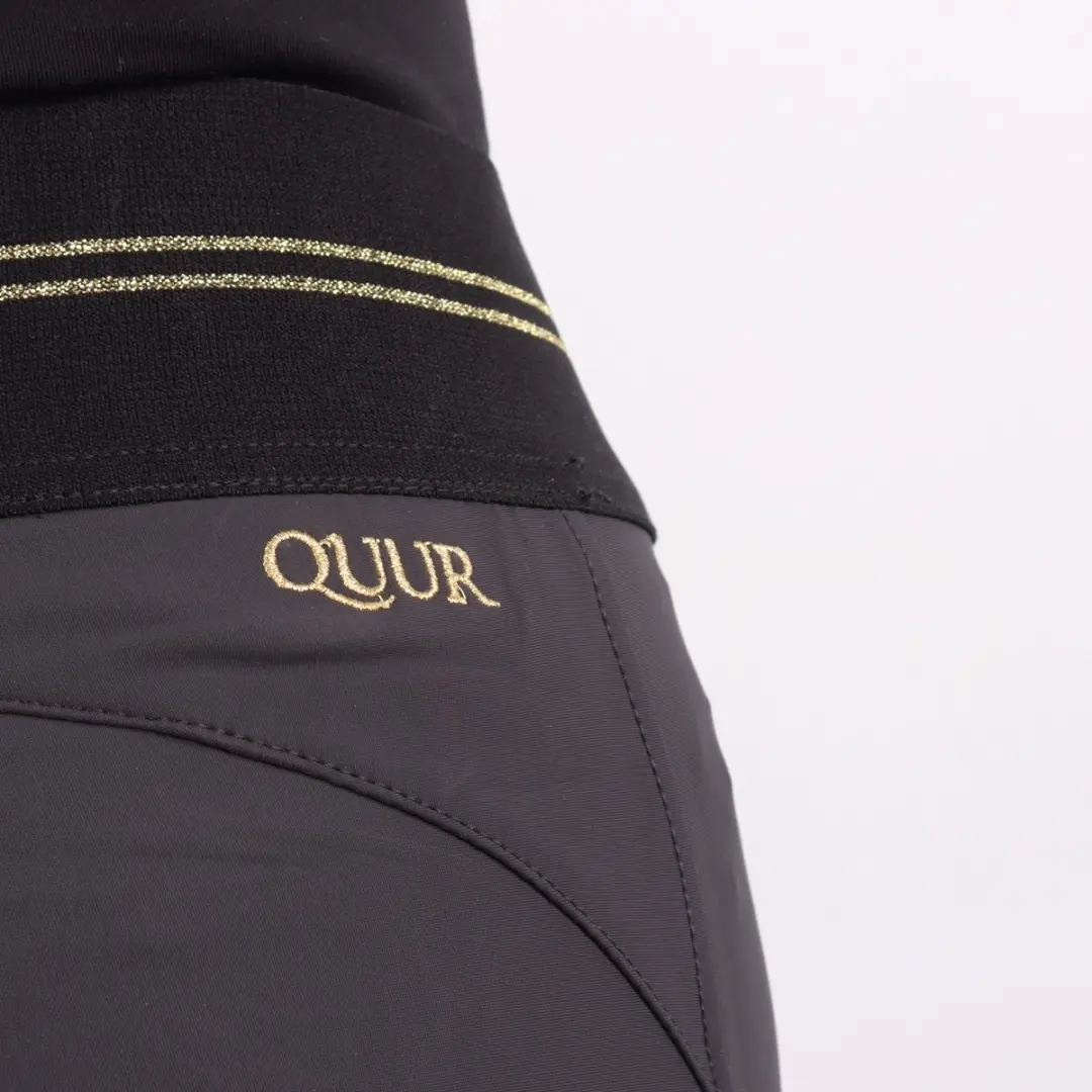 QUUR Qnila Full Grip Paardrijlegging 46 - Donkerblauw-goud