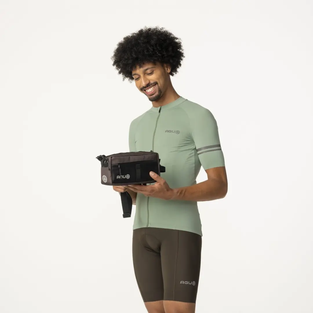 AGU Solid Wielrenshirt Heren XXL - Groen - 4-Way Stretch