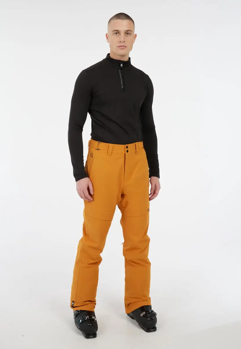 Protest PRTKvitis Skibroek Heren - Waterkolom 20K - Caramel Yellow - afbeelding 6 van 6