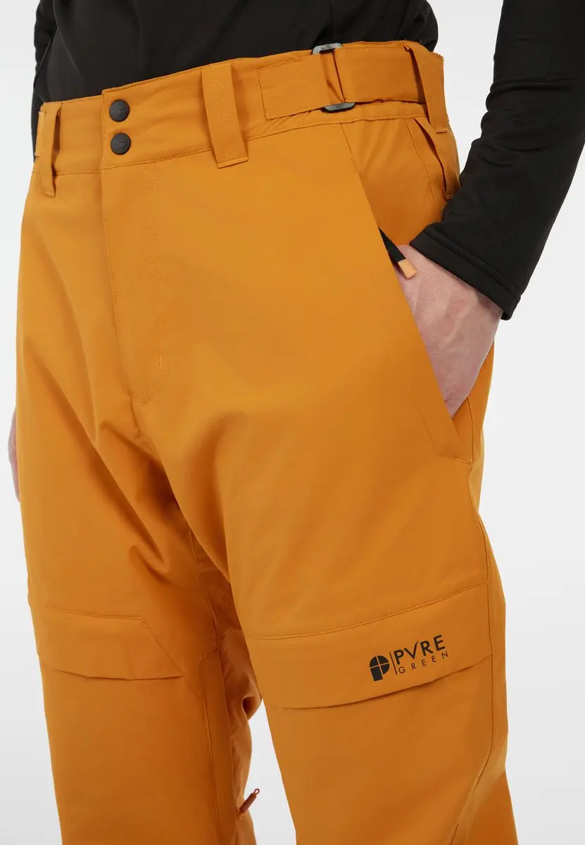 Protest PRTKvitis Skibroek Heren - Waterkolom 20K - Caramel Yellow - afbeelding 4 van 6