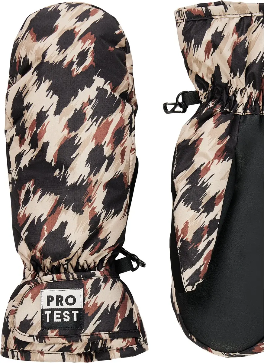 Protest Prtbassy Ski Wanten Dames L - Waterafstotend 10K - Bamboo Beige - afbeelding 3 van 6