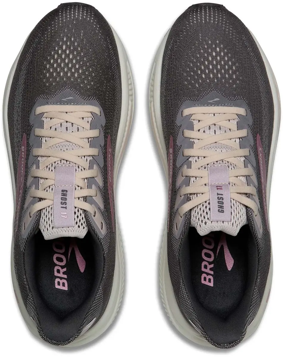 Brooks Ghost 17 Dames Hardloopschoenen - 38.5 - Donkergrijs/Paars - afbeelding 3 van 6