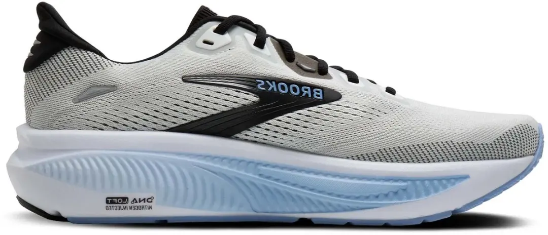 Brooks Ghost 18 Heren Hardloopschoenen - 42.5 - Grijs/Blauw - afbeelding 2 van 6
