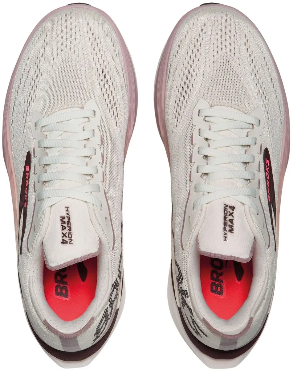 Brooks Hyperion Max 4 Dames Hardloopschoenen 42 - Grijsroze