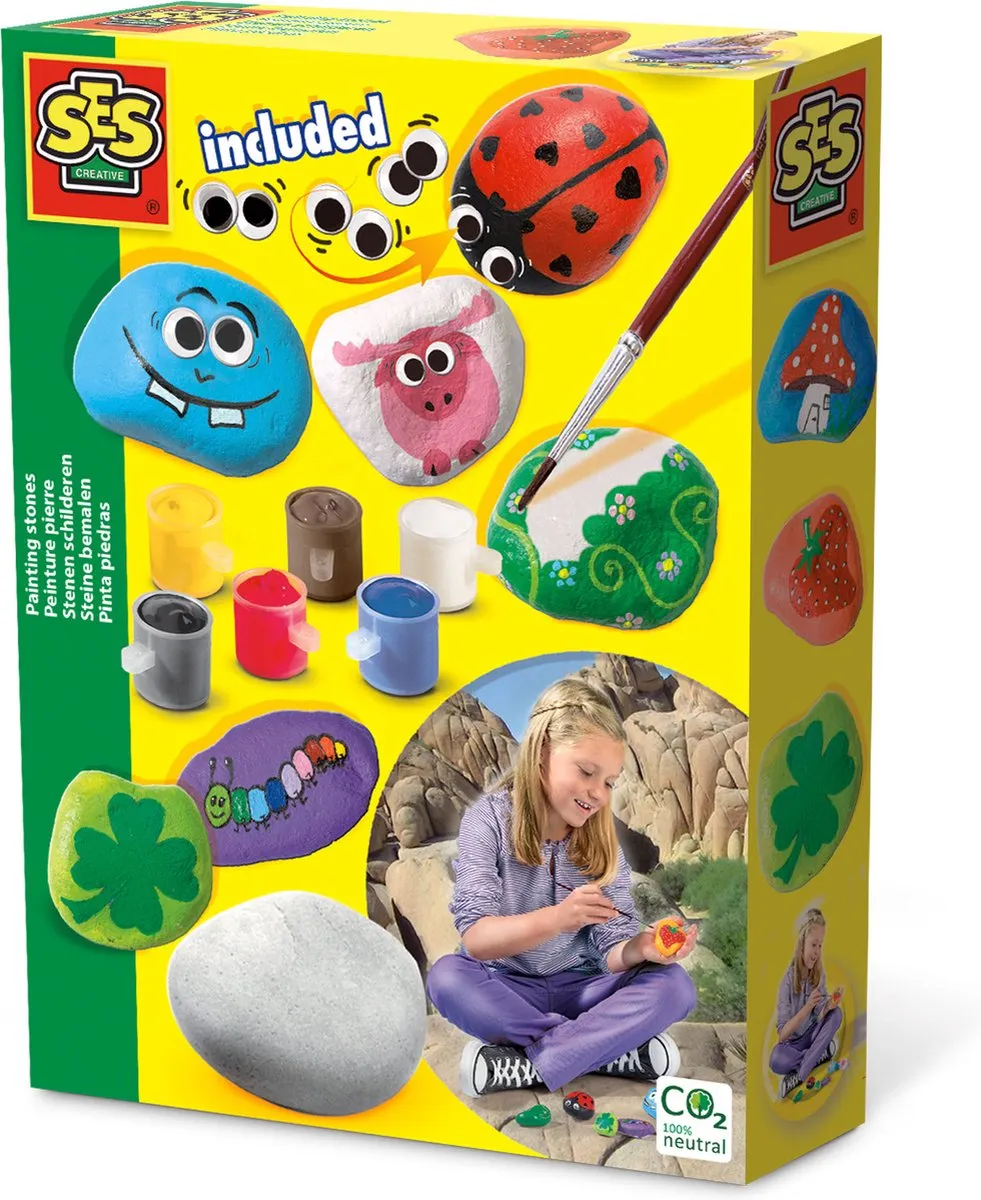 SES Creative Stenen Schilderen Knutselset