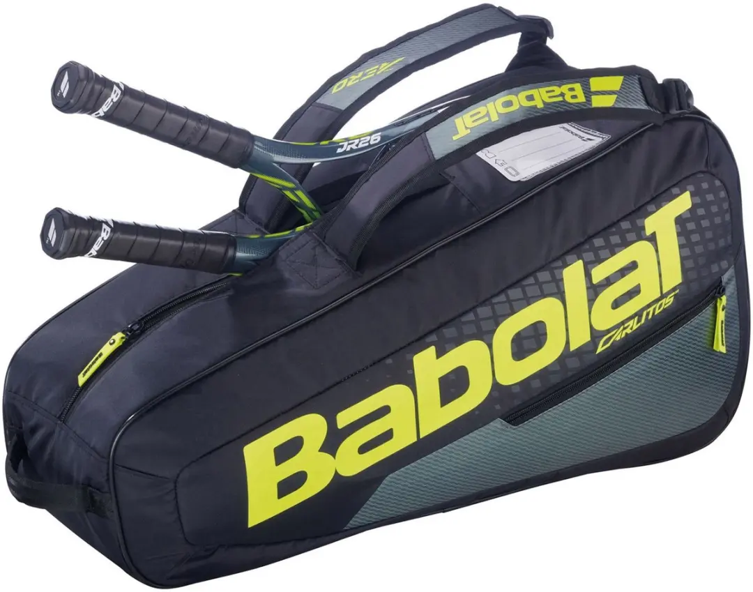 Babolat Carlitos Junior Rackettas - 2 Vakken - Zwart/Geel