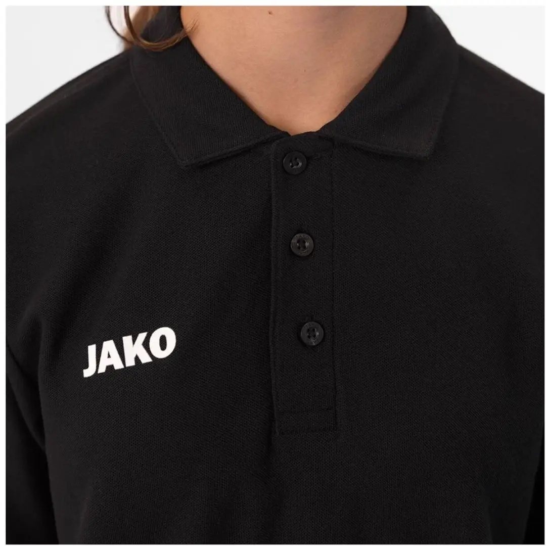 Jako Base Polo Kinderen 152 - Zwart