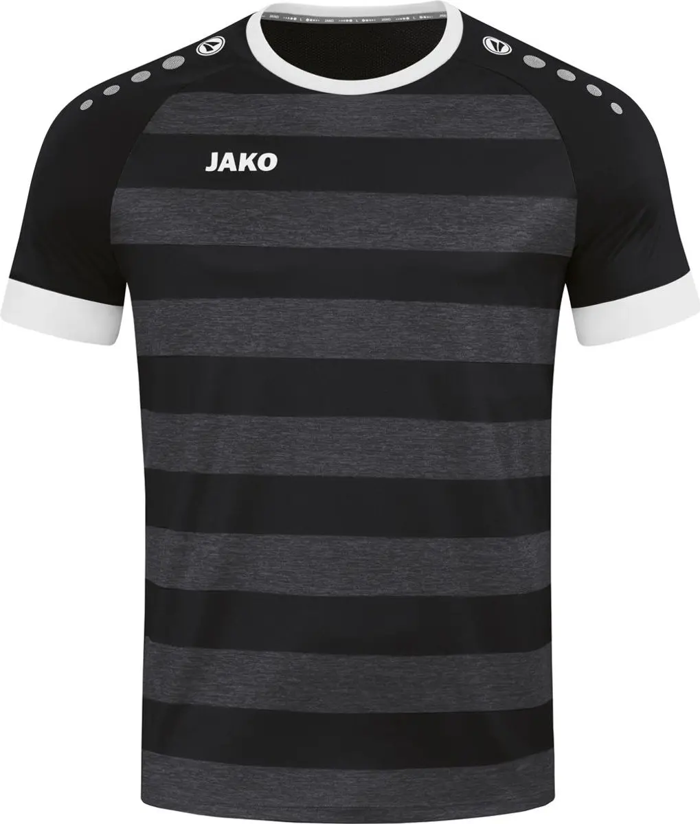 JAKO Celtic Melange Shirt Korte Mouw - 128 - Zwart