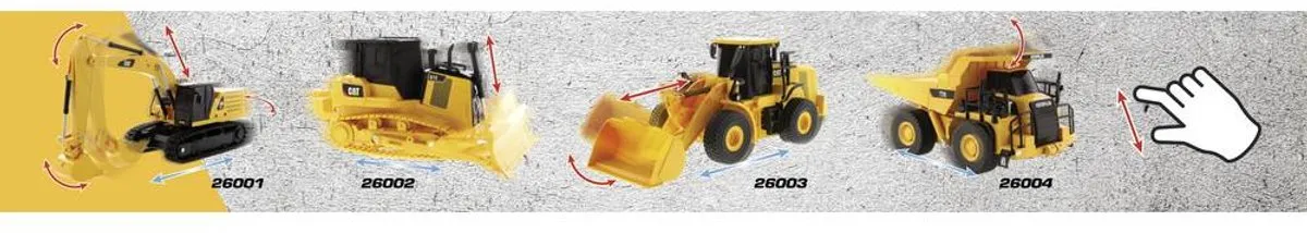 Carrera CAT Mini RC Track-Type Tractor D7E