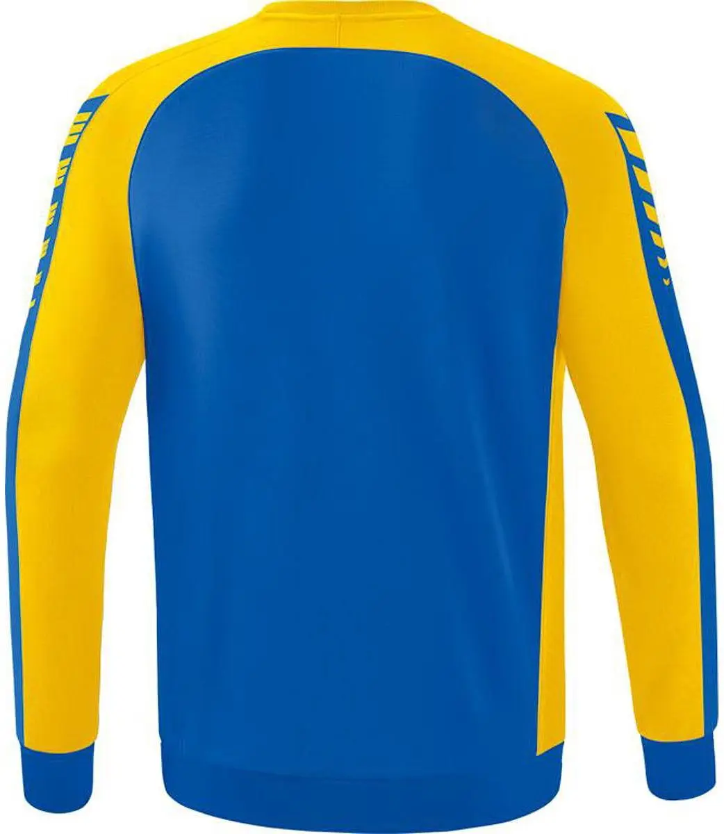 Erima Six Wings Sweatshirt Kinderen 128 - Geel/New Royal