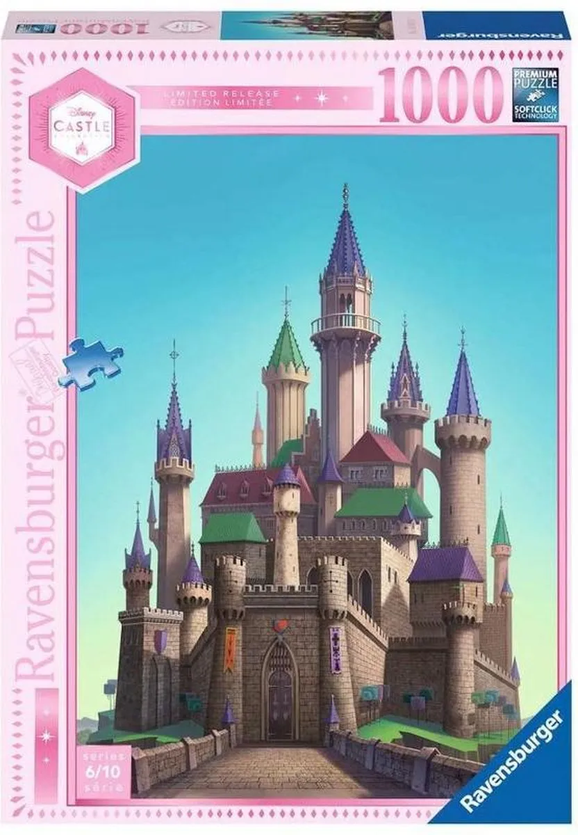 Ravensburger Disney Aurora's Castle Legpuzzel 1000 Stuks - Multicolor