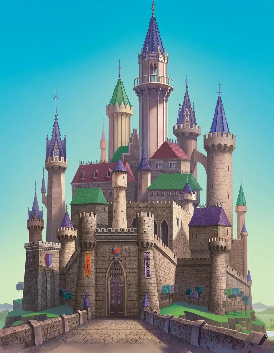 Ravensburger Disney Aurora's Castle Legpuzzel 1000 Stuks - Multicolor