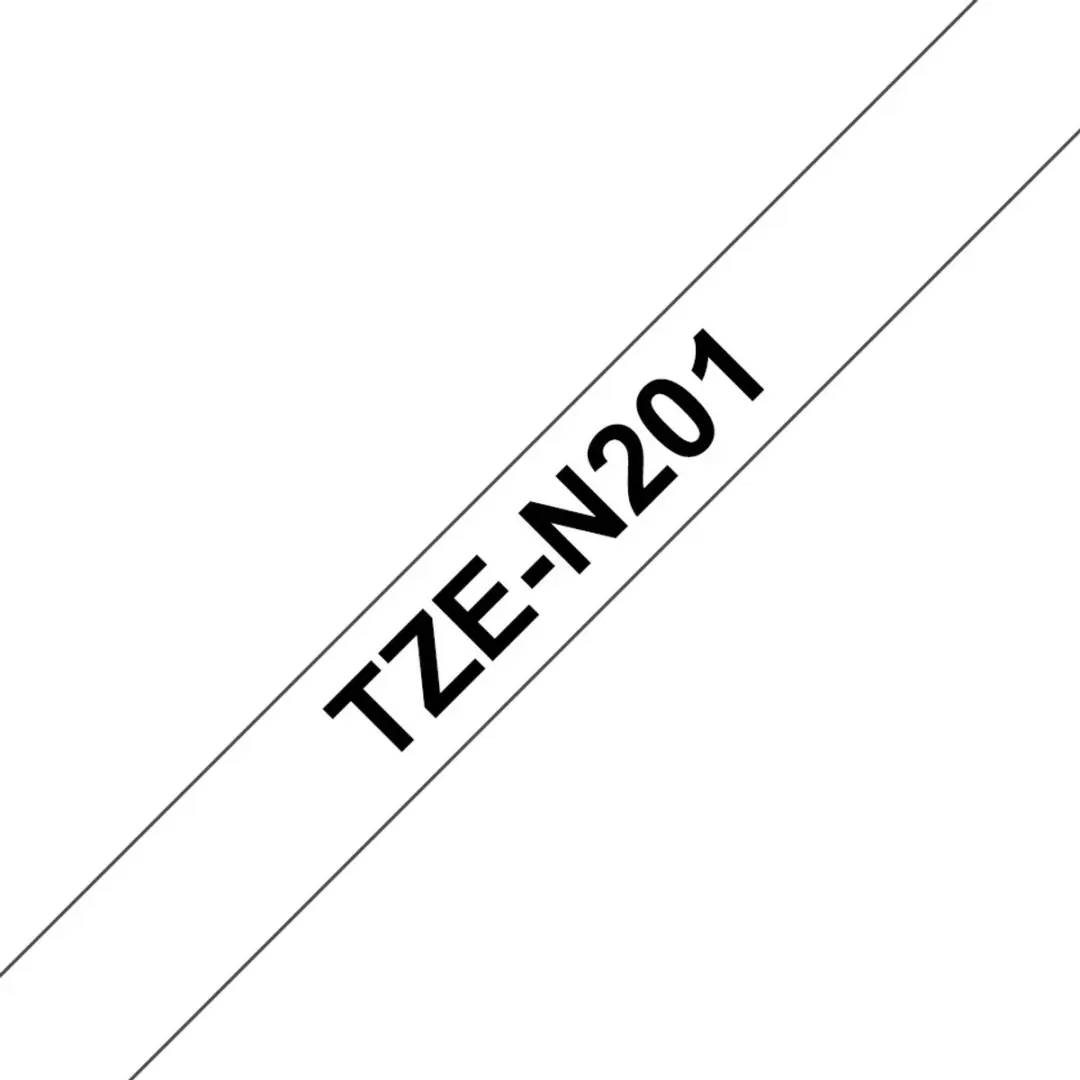 Brother TZeN201 Labelprintertape - Kleurloos