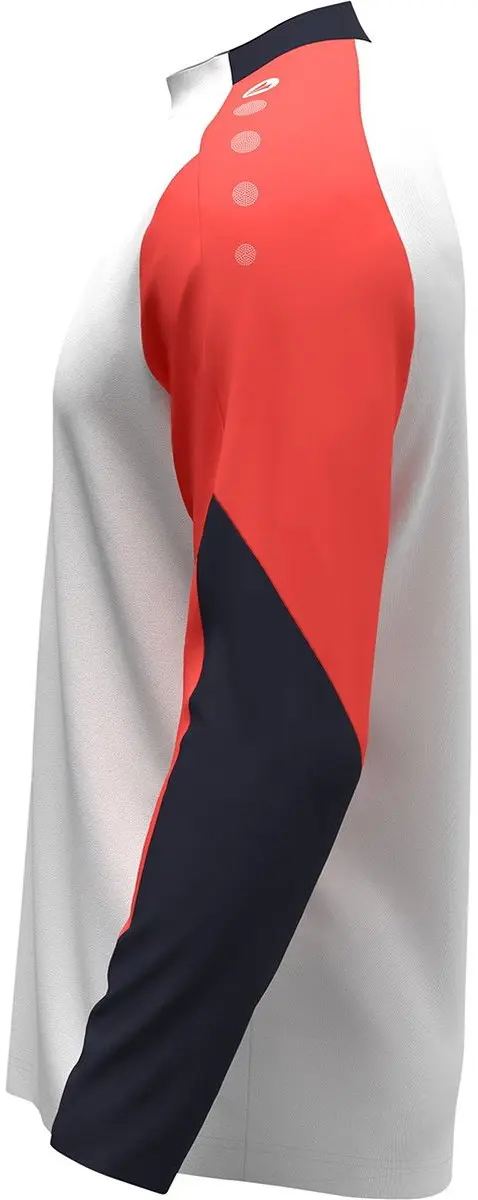 Jako Dynamic Longsleeve Heren M - Wit/Koraal/Blauw