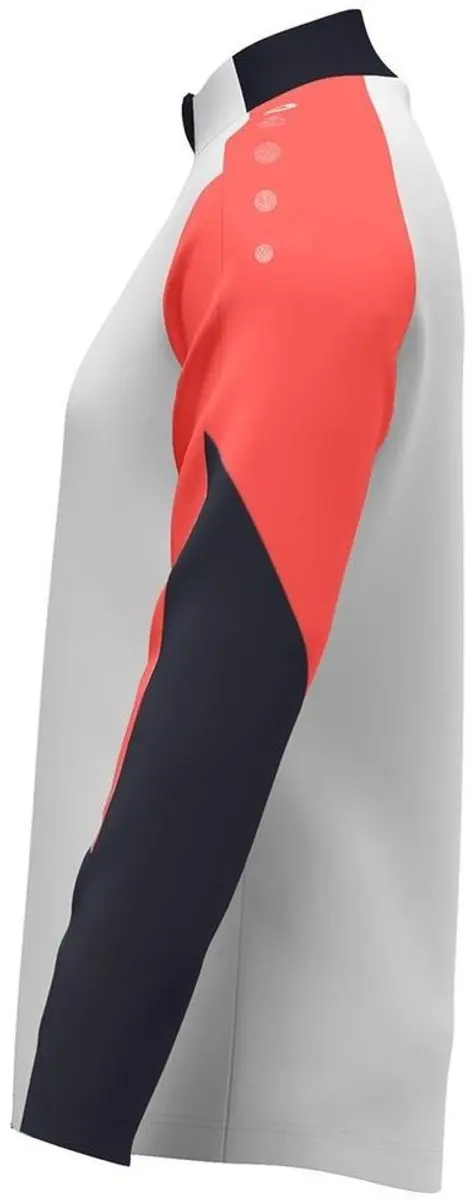 Jako Dynamic Polyestervest Dames S - Wit/Koraal/Marine - afbeelding 6 van 6