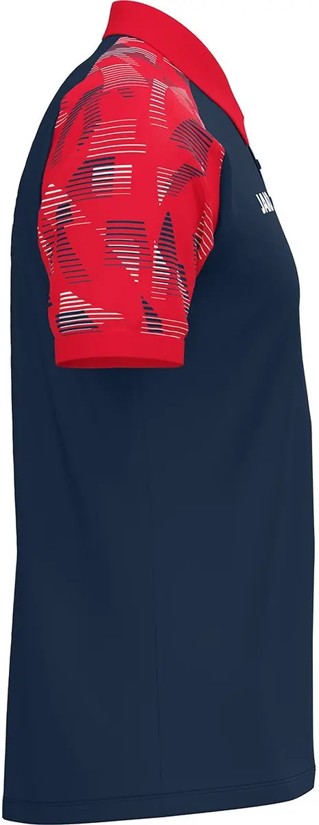 Jako Sonic Polo Kinderen 152 - Marine/Rood