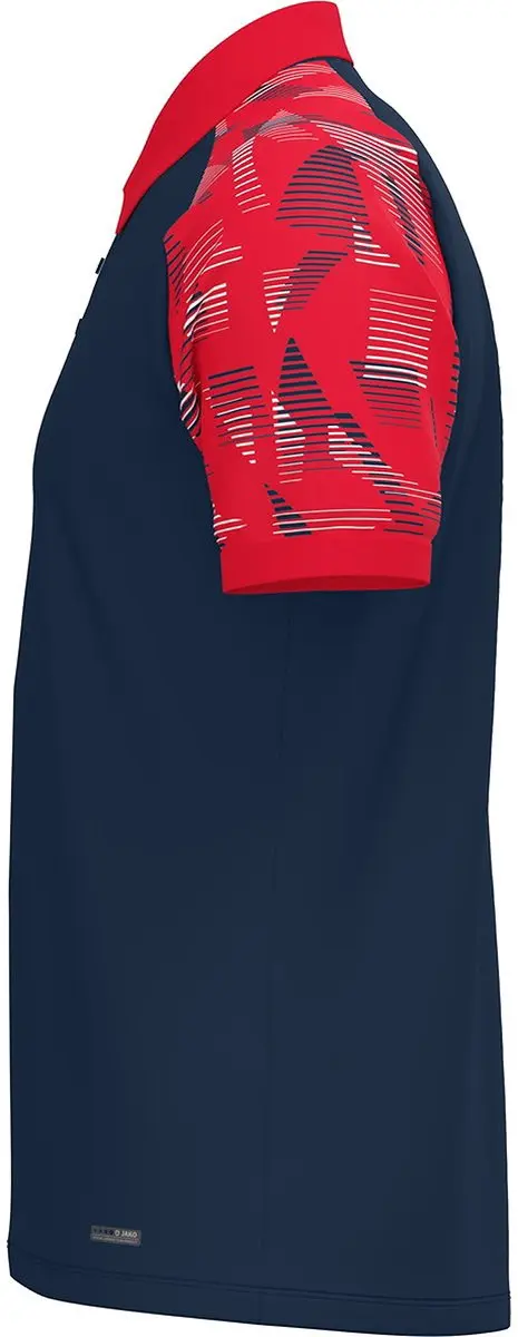 Jako Sonic Polo Kinderen 152 - Marine/Rood