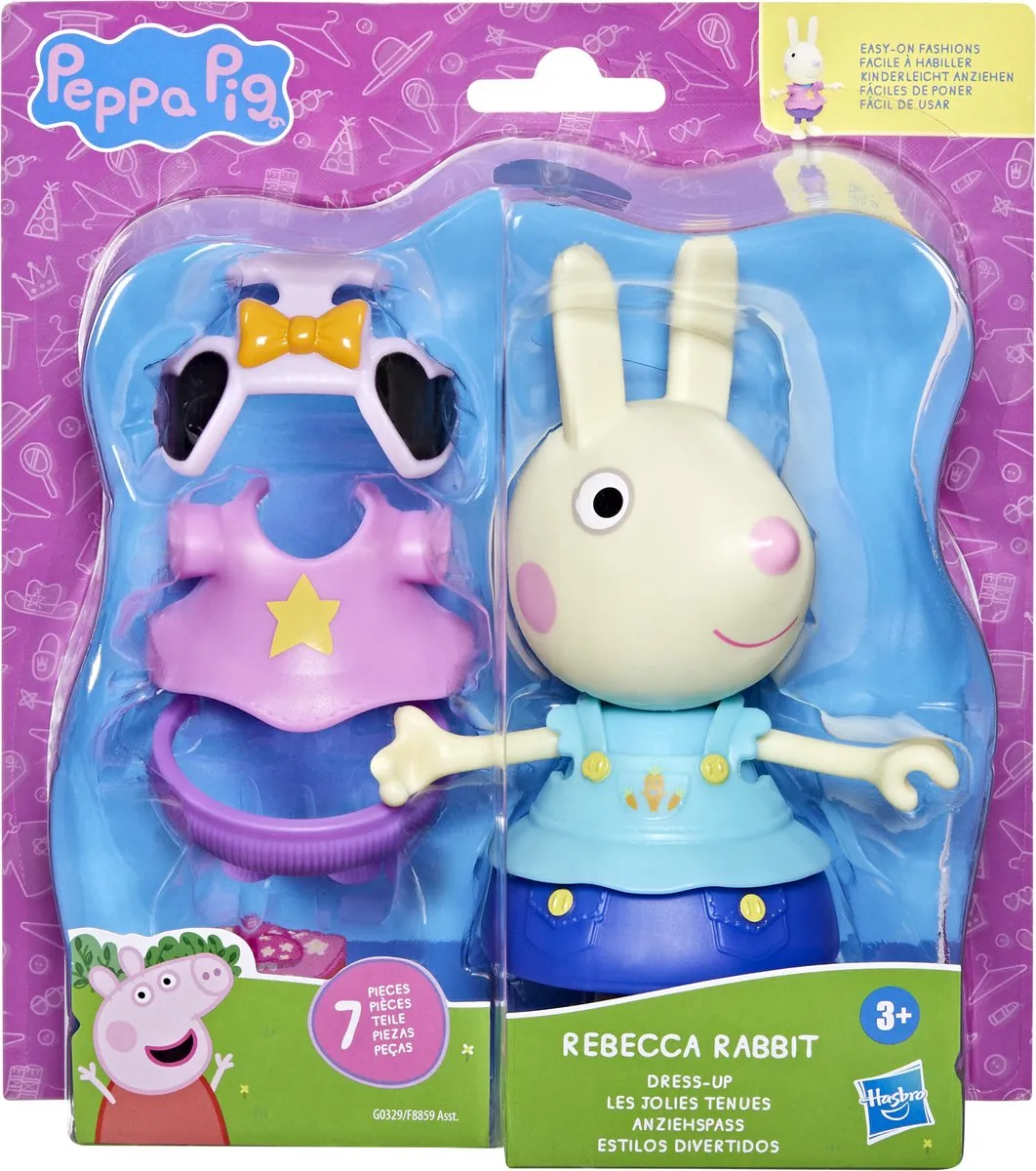 Hasbro Peppa Pig Aankleedpop 15cm Multicolor