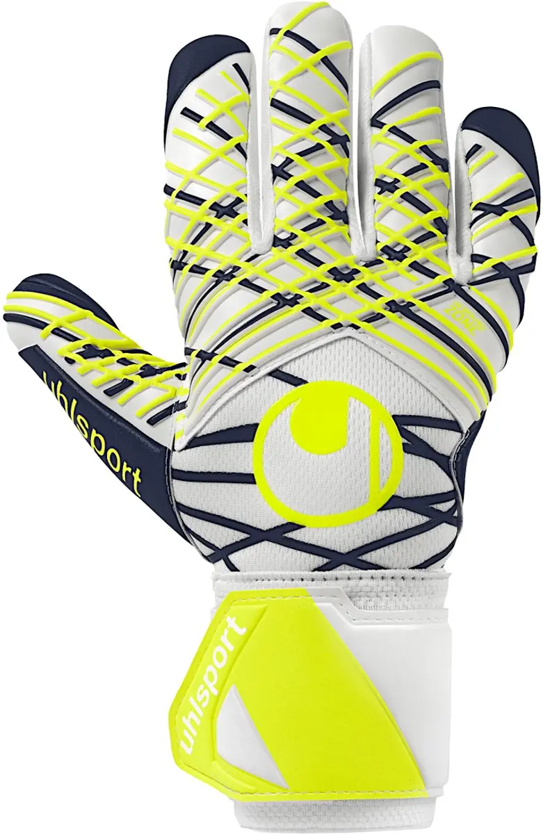 Uhlsport Absolutgrip HN Pro JR White Black Fluo Yellow Keepershandschoenen