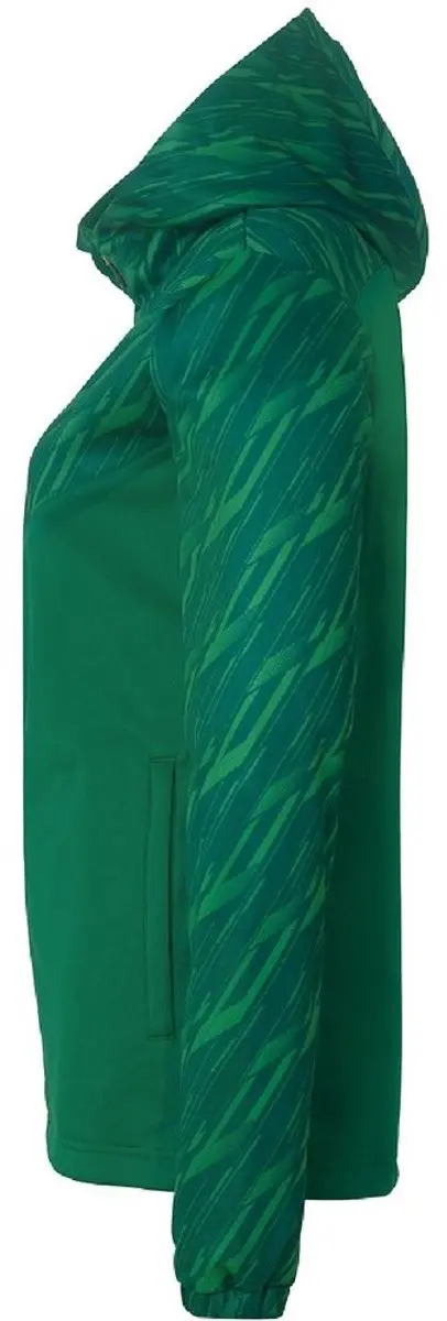 Uhlsport Progressive 28 Multi Hood Dames Trainingsjack - XL - Lagune - afbeelding 2 van 6