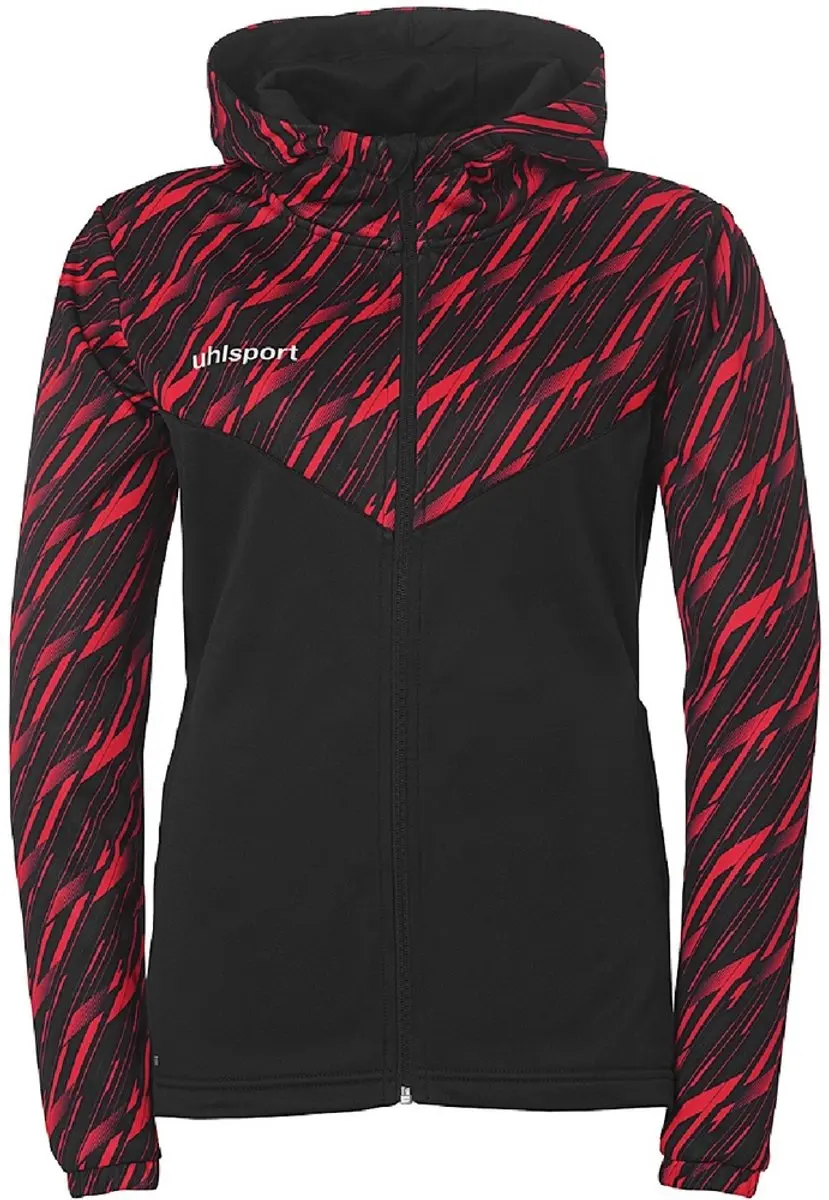 Uhlsport Progressive 28 Multi Hood Dames Trainingsjack - XL - Lagune - afbeelding 4 van 6
