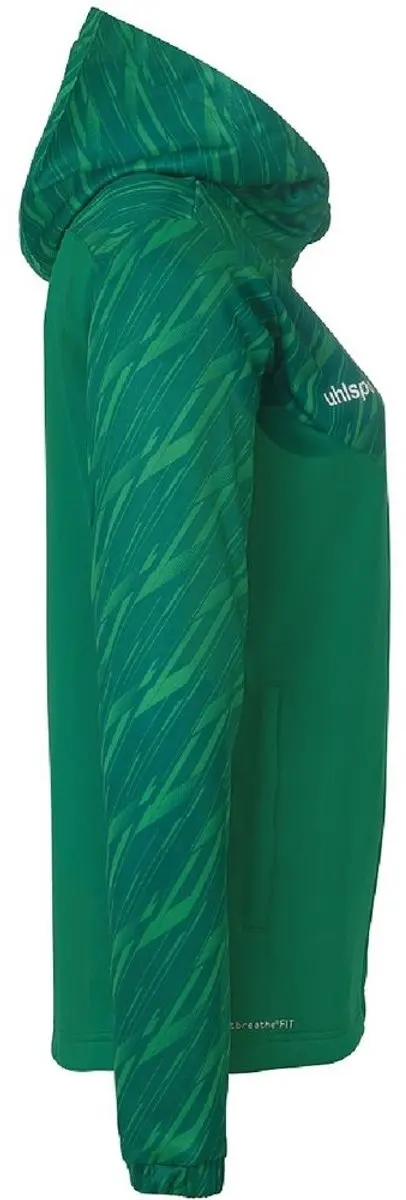 Uhlsport Progressive 28 Multi Hood Dames Trainingsjack - XL - Lagune - afbeelding 3 van 6