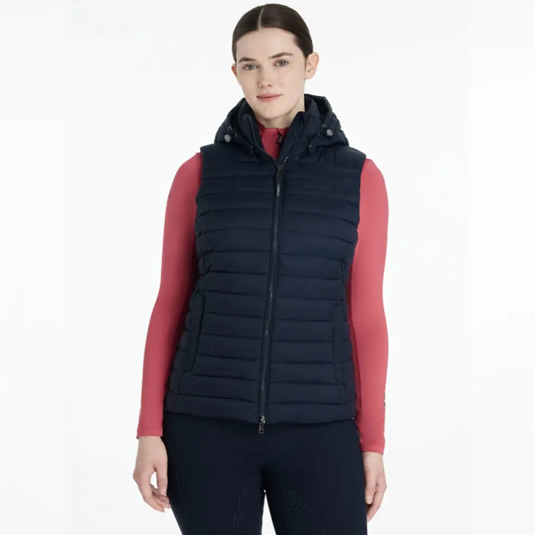 LeMieux Puffer Bodywarmer Rose Navy