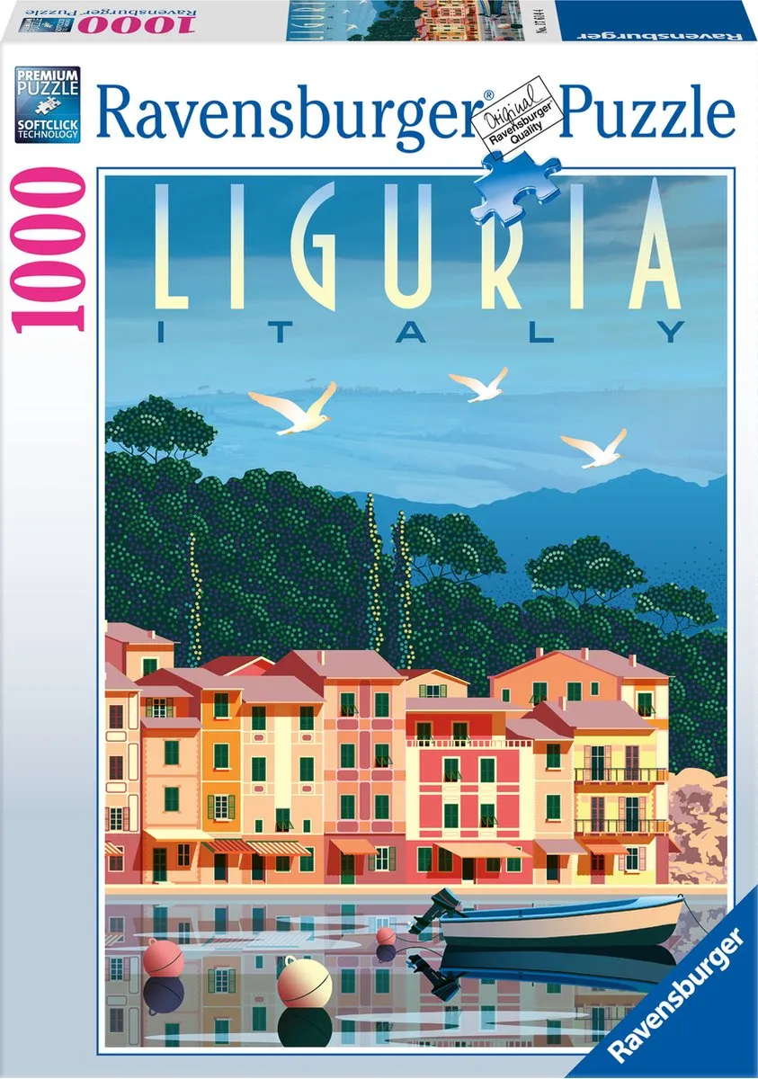 Ravensburger Postcard from Liguria Legpuzzel 1000 Stuks