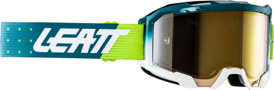 Leatt Velocity 4.5 Iriz Classic 2024 Blauw Geel Crossbril -
