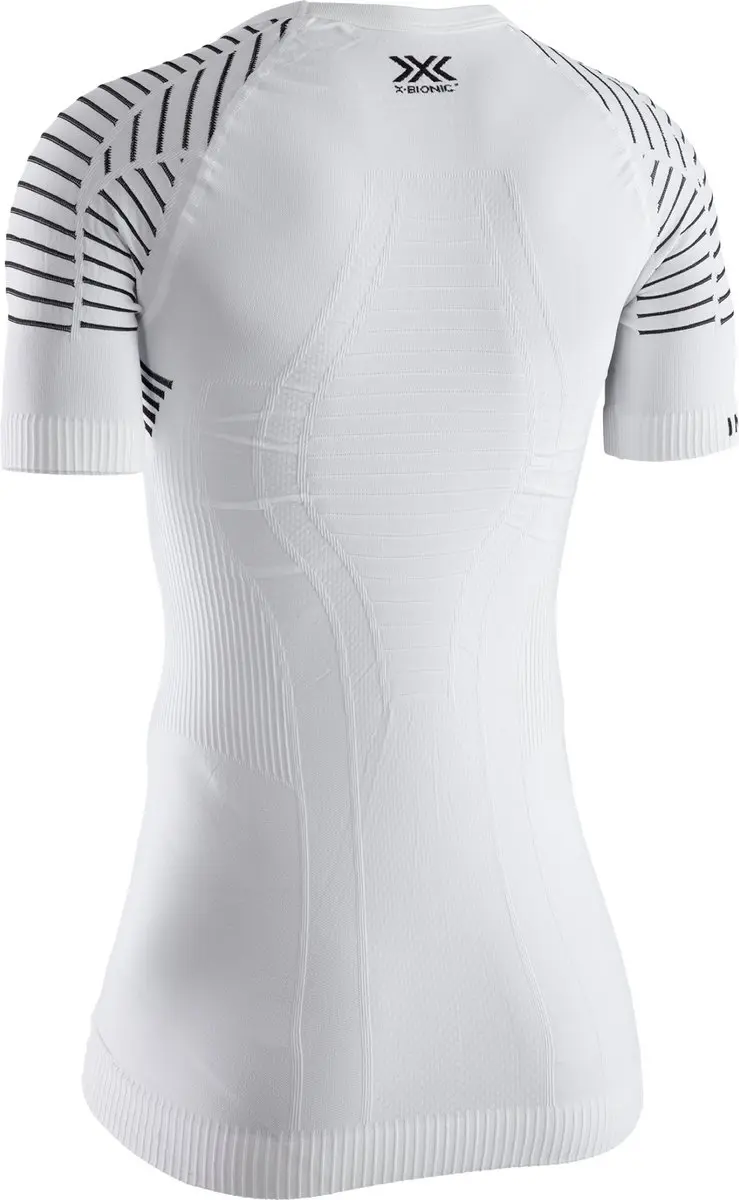 X-Bionic Invent 4.0 Compressie T-shirt - L - Poolwit/Dolomietgrijs