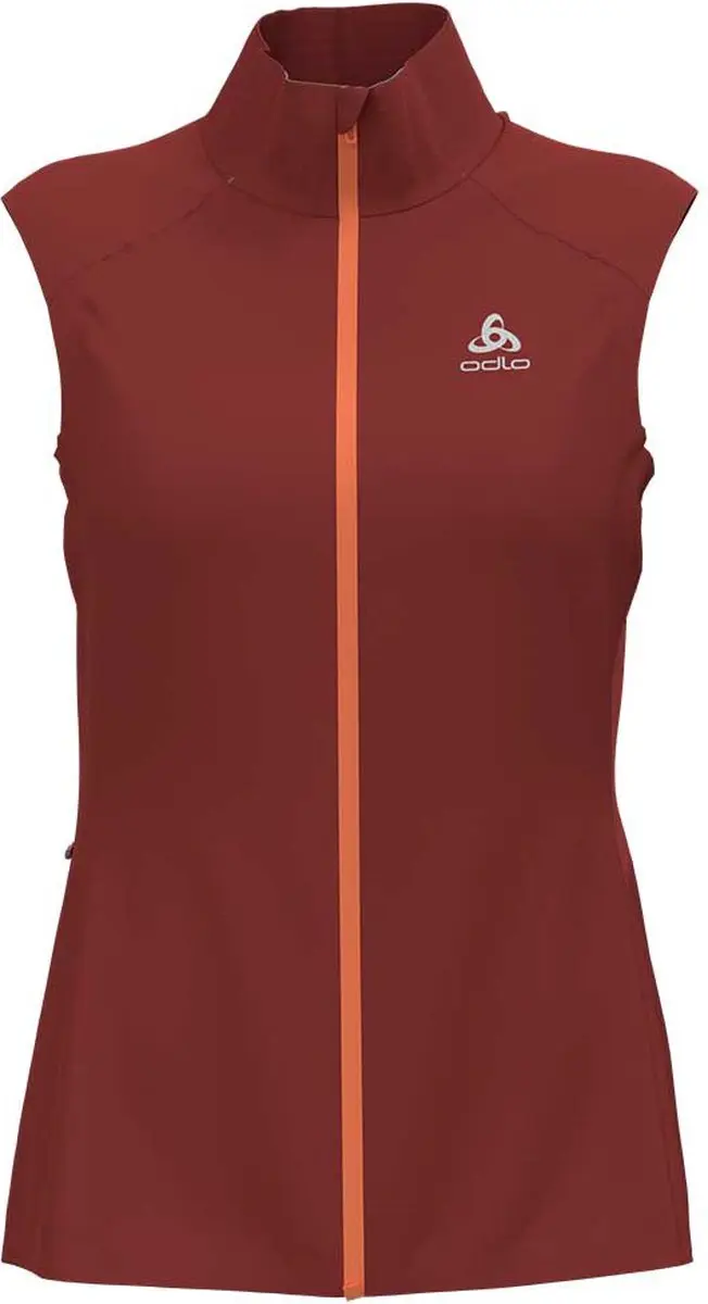 Odlo Zeroweight Warm Vest Rood XL Vrouw