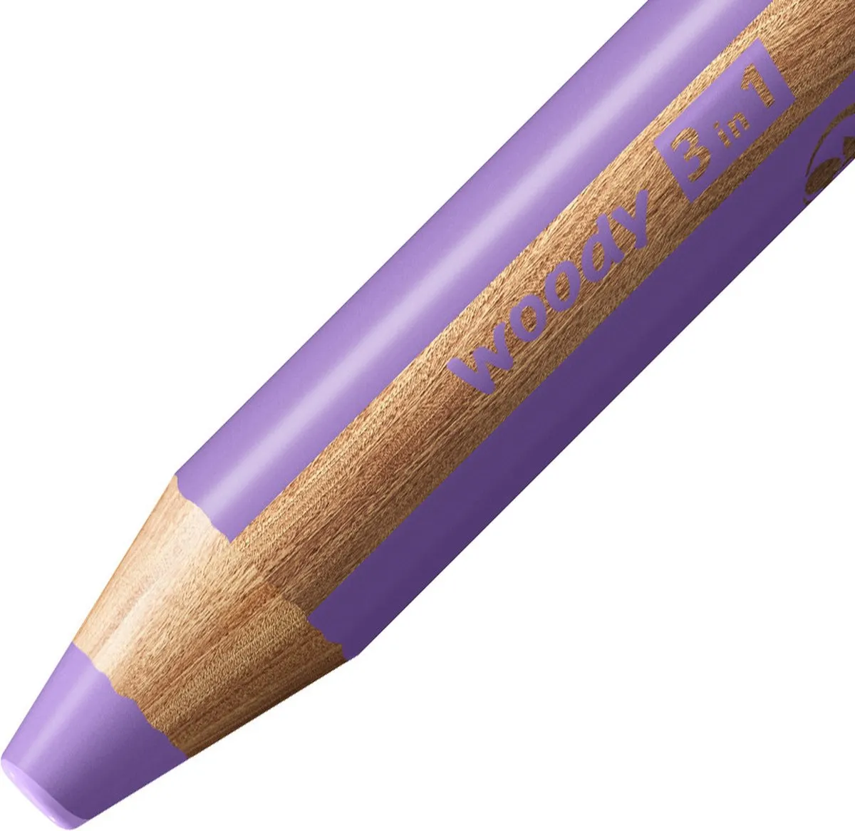 STABILO Woody 3in1 Potlood - Lila Ø20mm