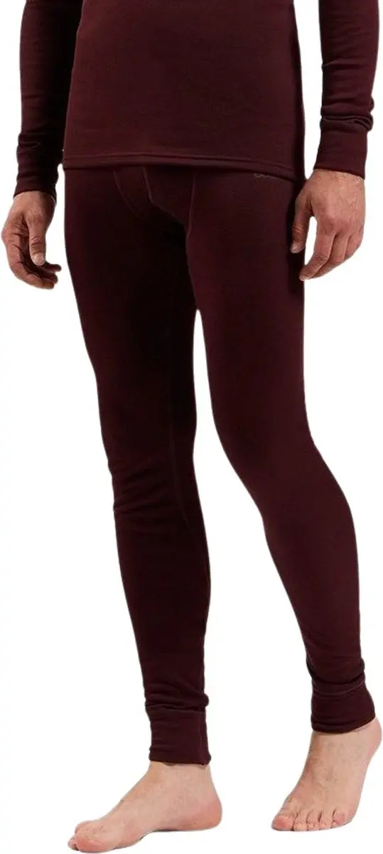 ODLO Active Warm Eco Thermobroek Heren L - Donkerrood