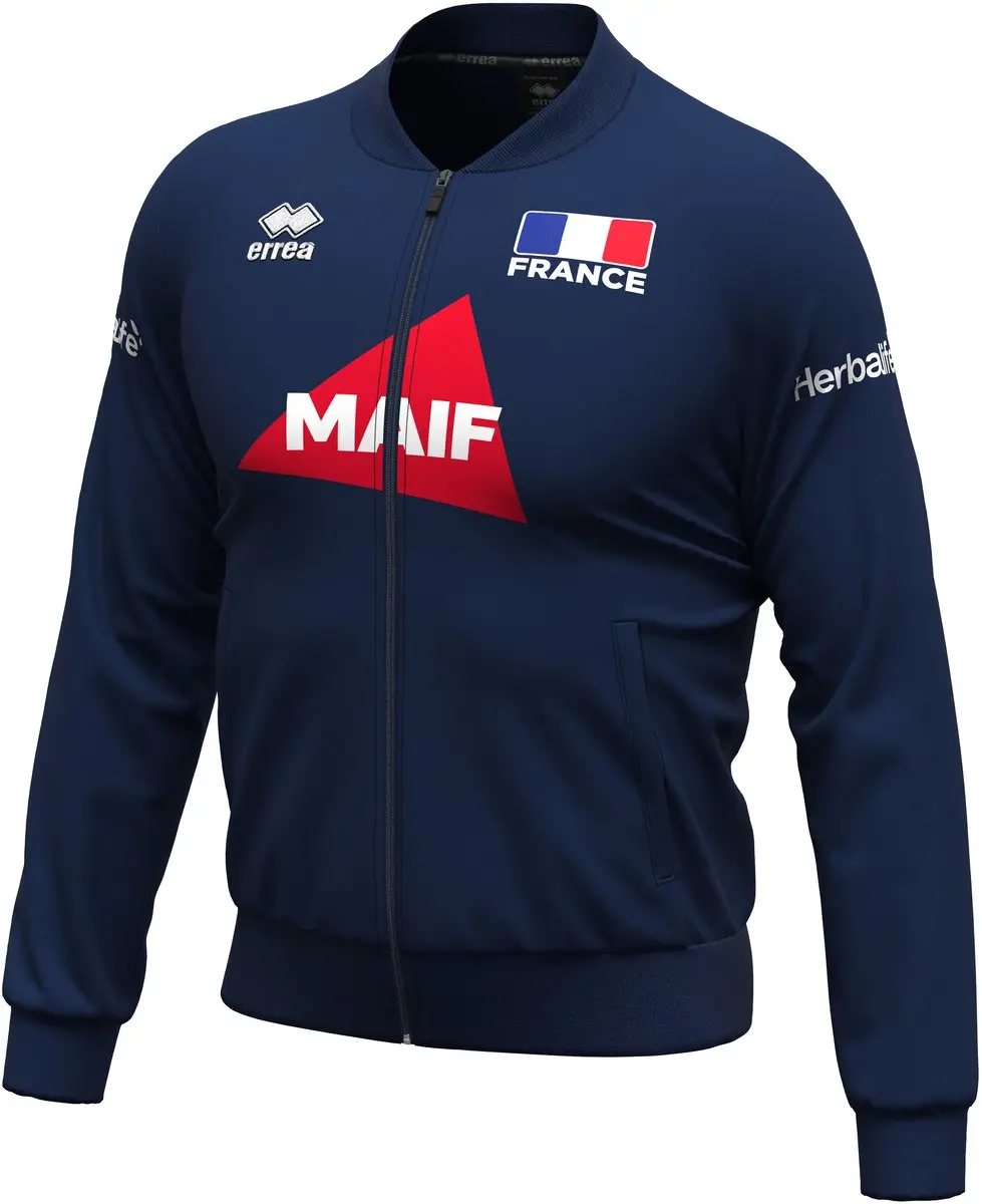 Errea France Markus 3.0 Trainingsjack - Donkerblauw S - afbeelding 6 van 6