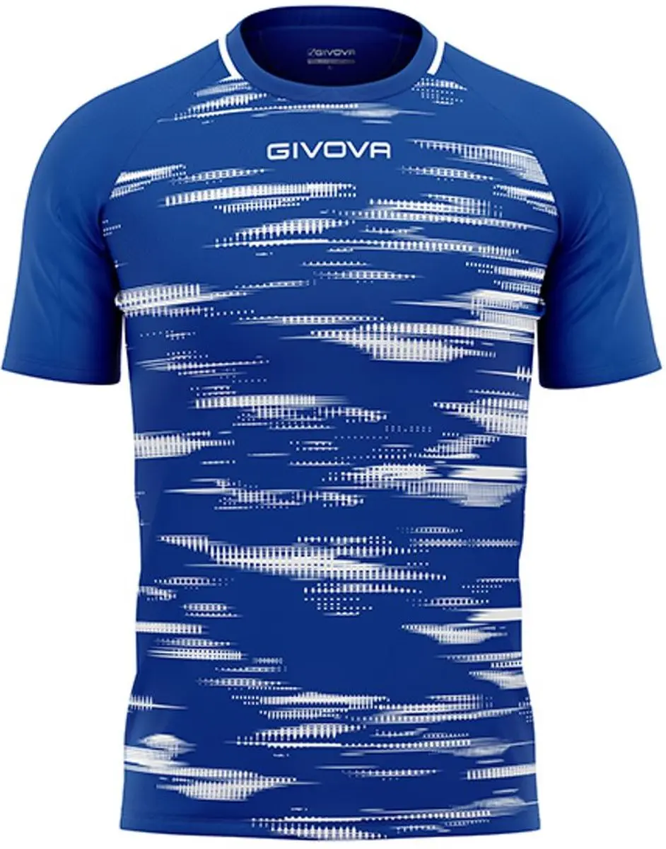 Givova Pixel Royal Sportshirt - M - Blauw