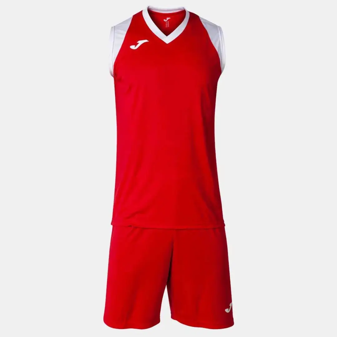Joma Final II Set Zonder Mouwen - 10-12 jaar - Rood/Wit - afbeelding 3 van 4