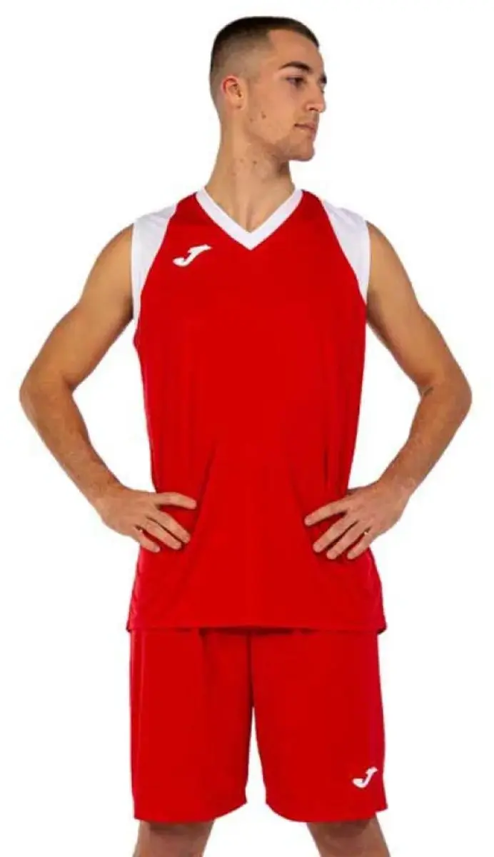 Joma Final Ii Set Zonder Mouwen Rood 11-12 Years Kinderen