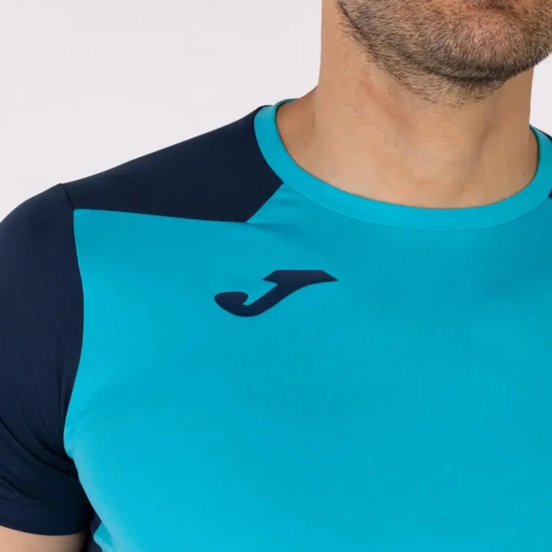 Joma Heren Record II T-shirt - Fluor Turquoise - XL