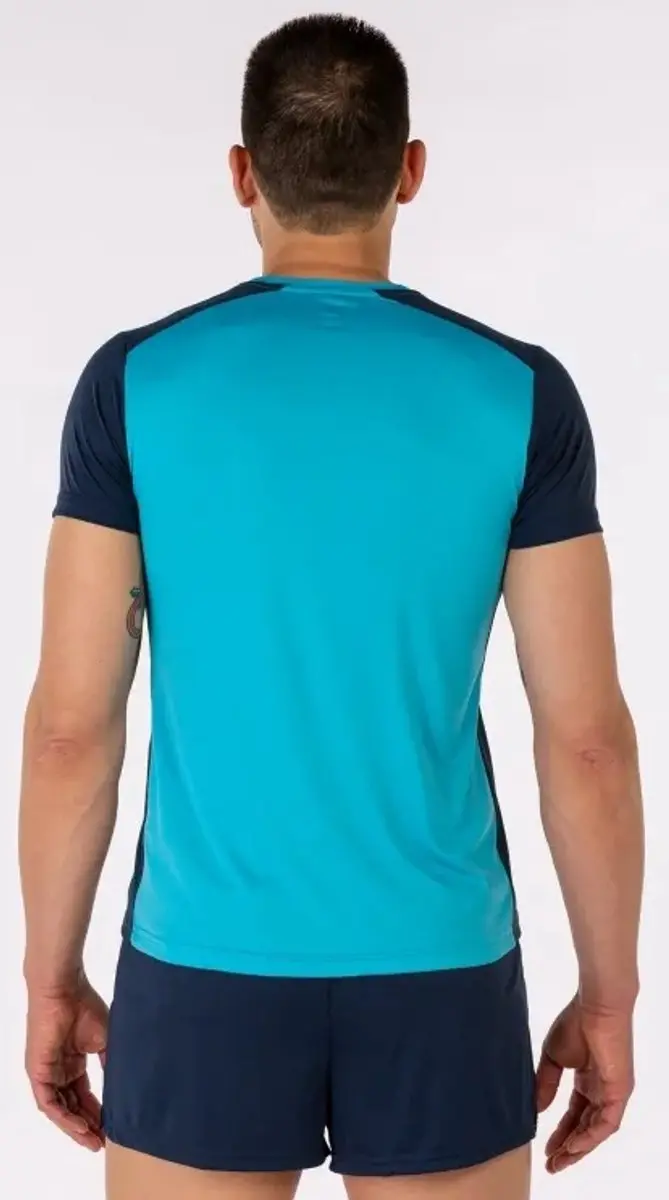 Joma Heren Record II T-shirt - Fluor Turquoise - XL - afbeelding 6 van 6