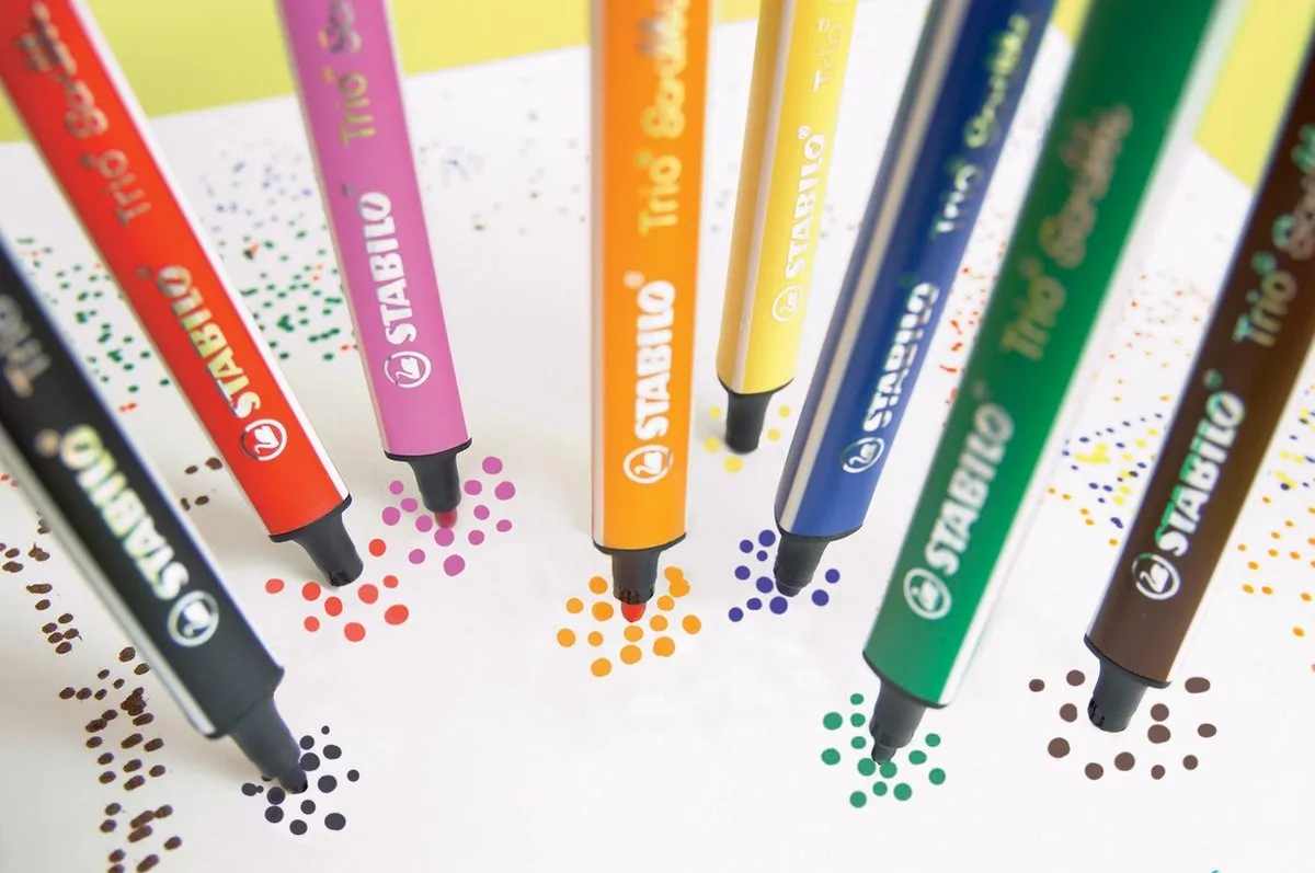 STABILO Trio Scribbi Viltstiften - 12 Kleuren