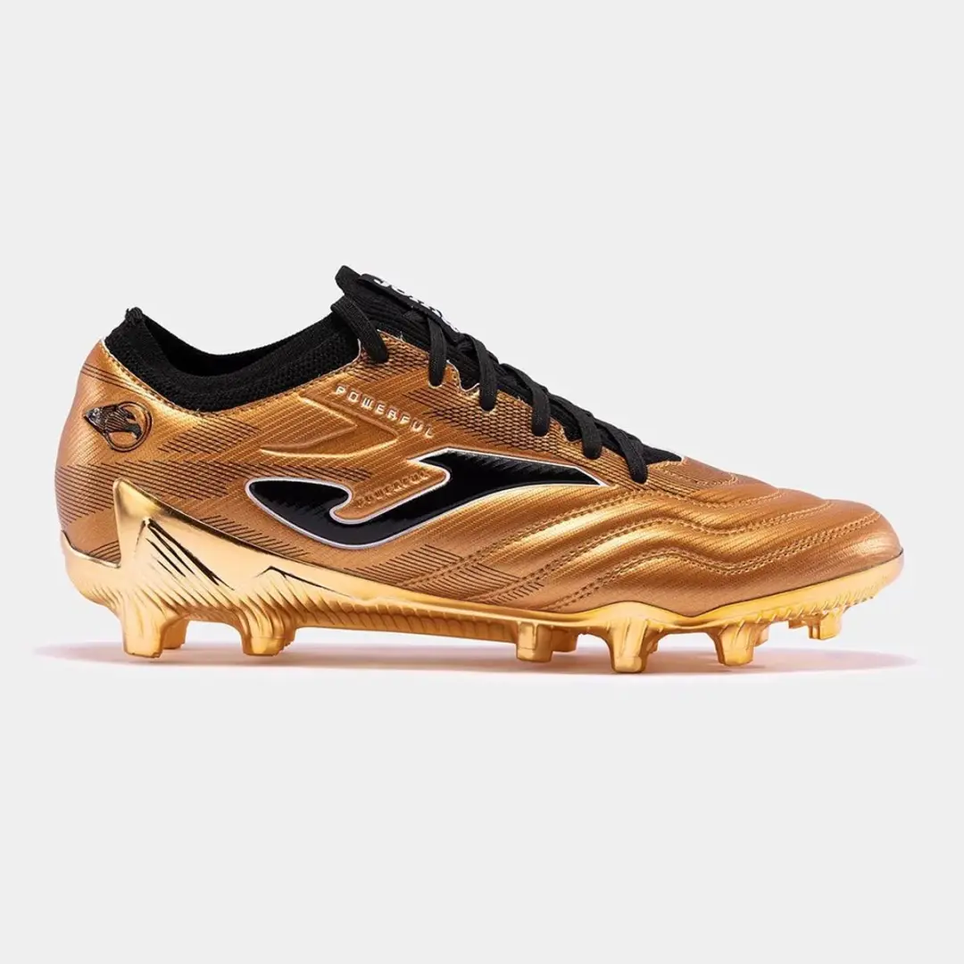 Joma Powerful Cup FG Voetbalschoenen 43 - Goud/Zwart