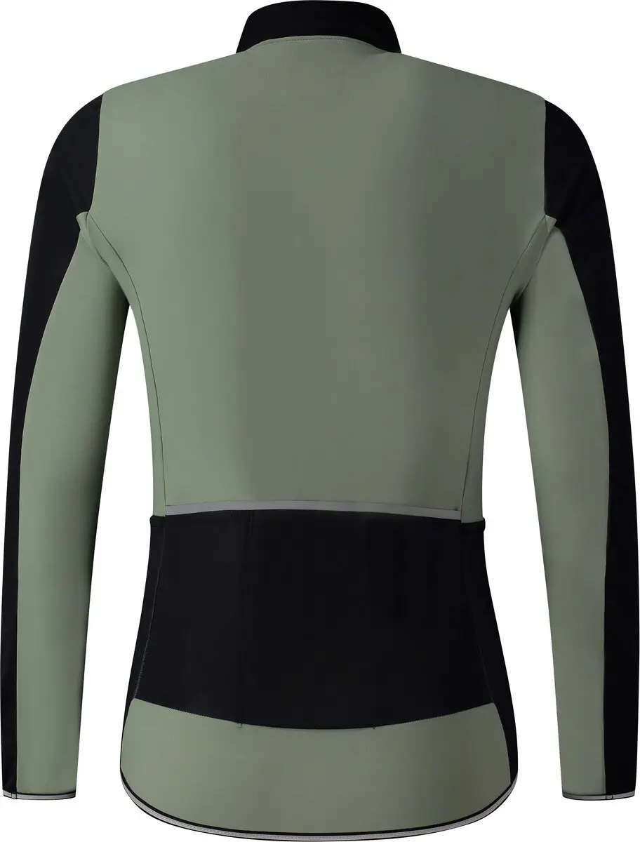 Shimano Evolve Wind Insulated LS Jersey - XL - Groen