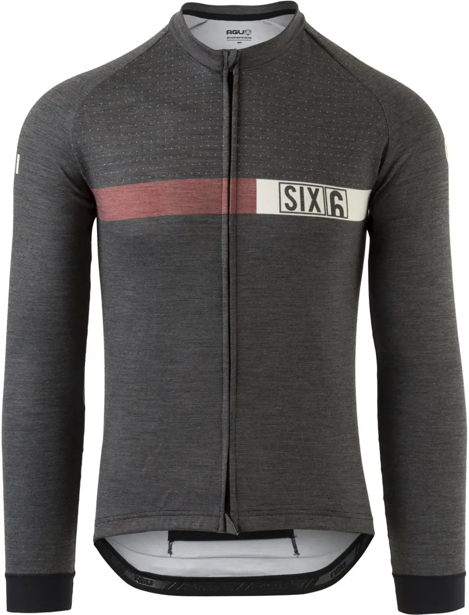 AGU Merino Fietsshirt Lange Mouwen SIX6 Heren