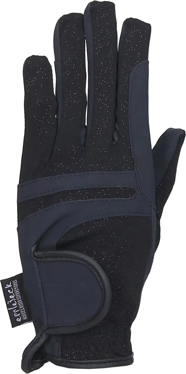 Epplejeck Shine Handschoenen - M - Donkerblauw-zilver