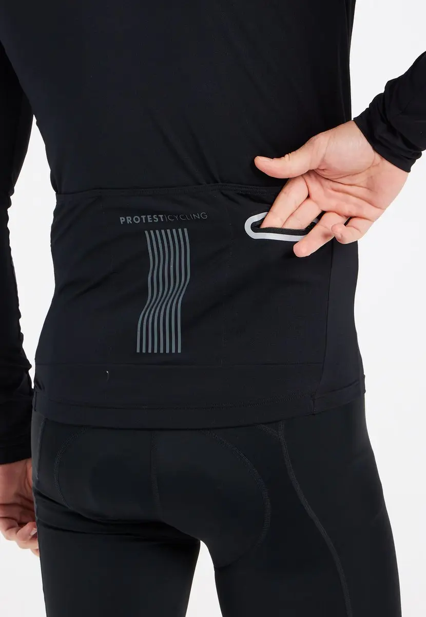 Protest Prtbrasvel Fietsshirt Heren - M - Zwart