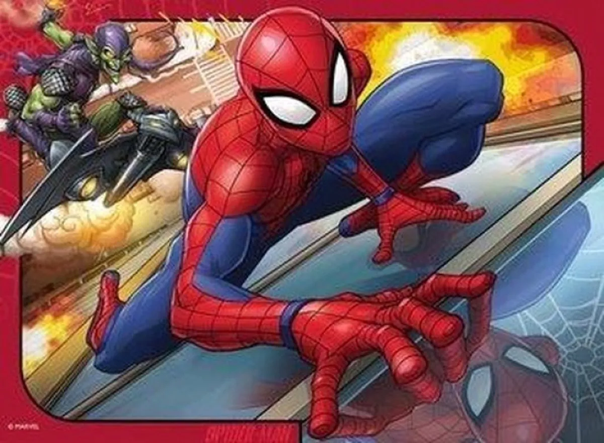 Ravensburger Spiderman Puzzels - 4x 12-24 Stuks - afbeelding 2 van 6