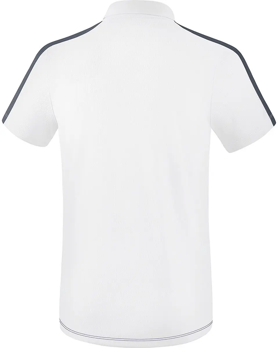 Erima Squad Polo Heren M - Slate Grey/New Navy/Wit
