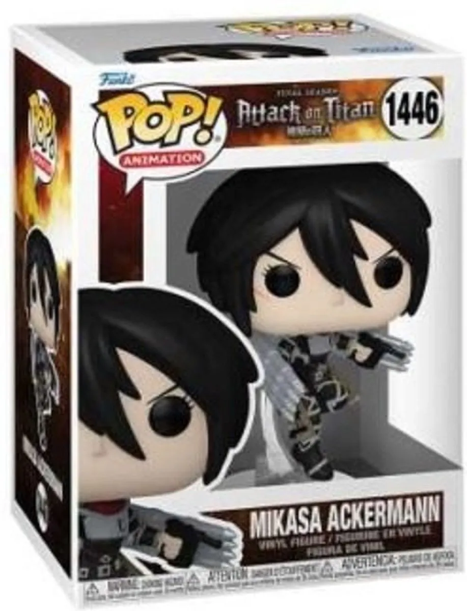 Funko Pop Animation Attack on Titan Mikasa Ackermann Metallic #1446