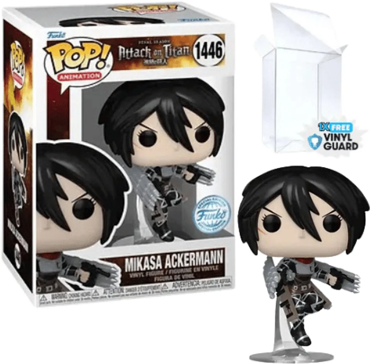 Funko Pop Animation Attack on Titan Mikasa Ackermann Metallic #1446