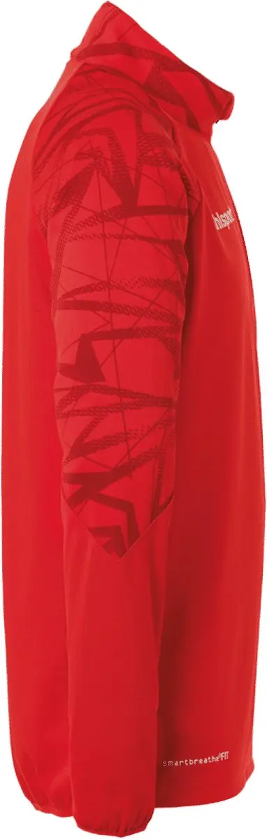 Uhlsport Goal 25 Ziptop Heren - Rood/Wit S